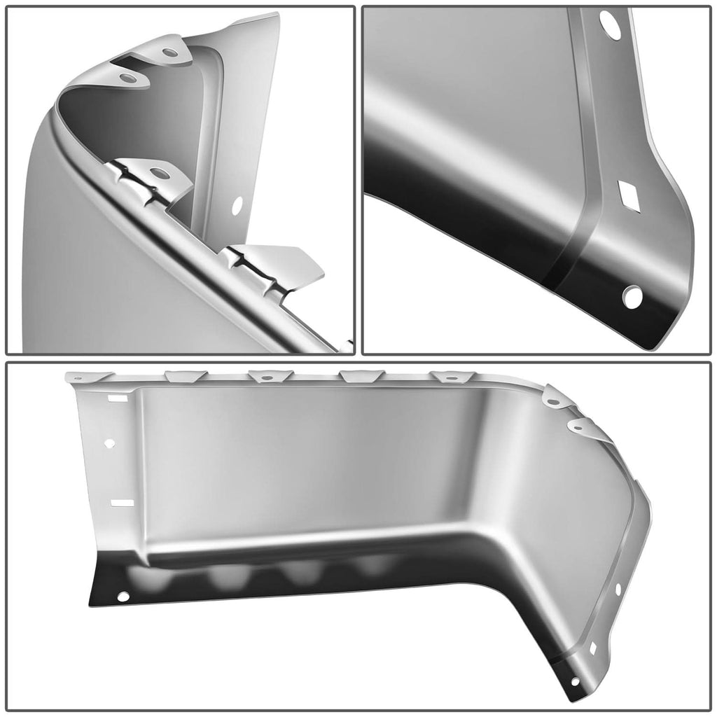 07-14 Chevrolet Silverado GMC Sierra Rear Bumper Cover Chrome