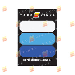 Taco Vinyl Pro Grille Decals