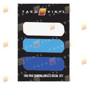 2014-2021 Tundra Grille Decals