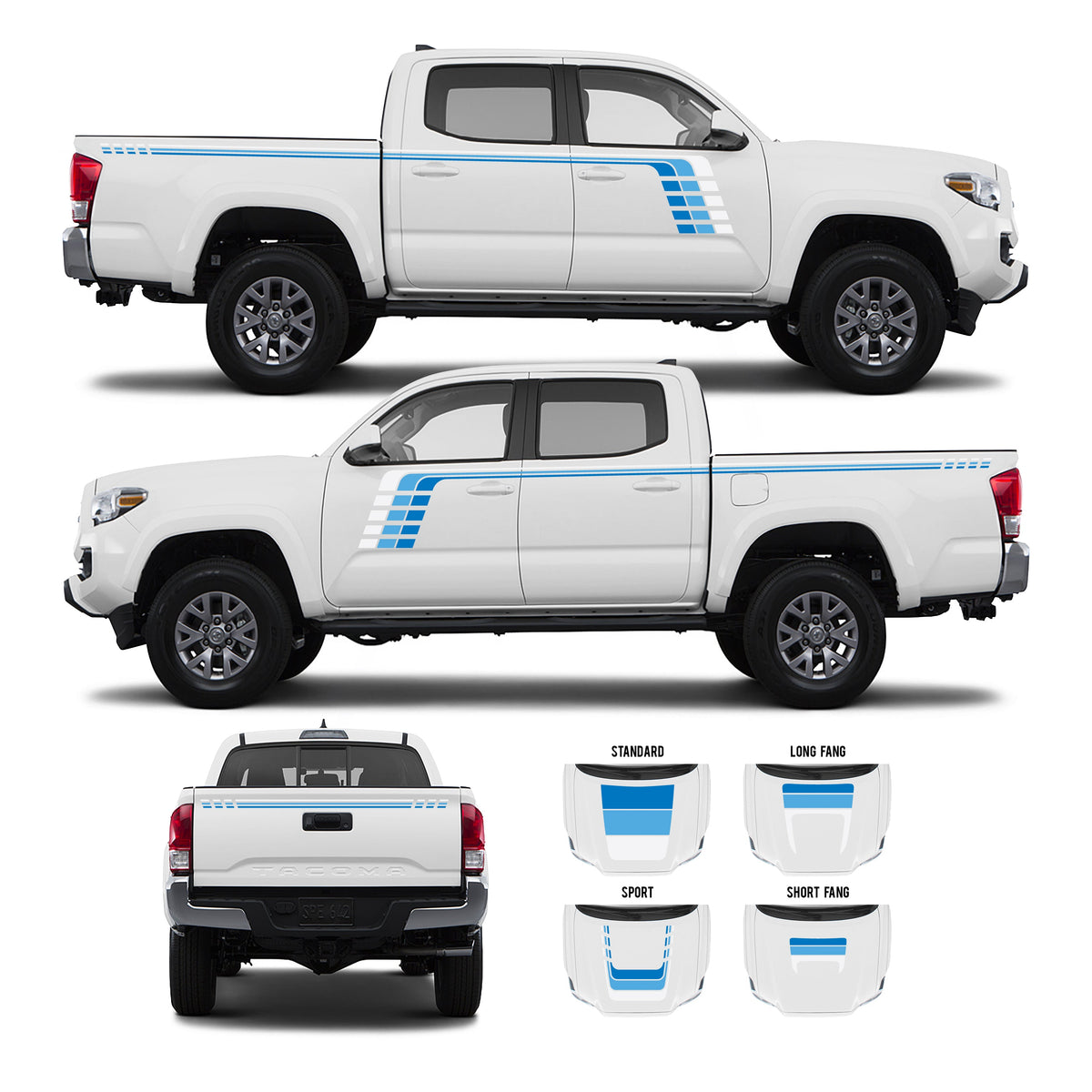 2016-2023 Tacoma Checkered Stripe Kit