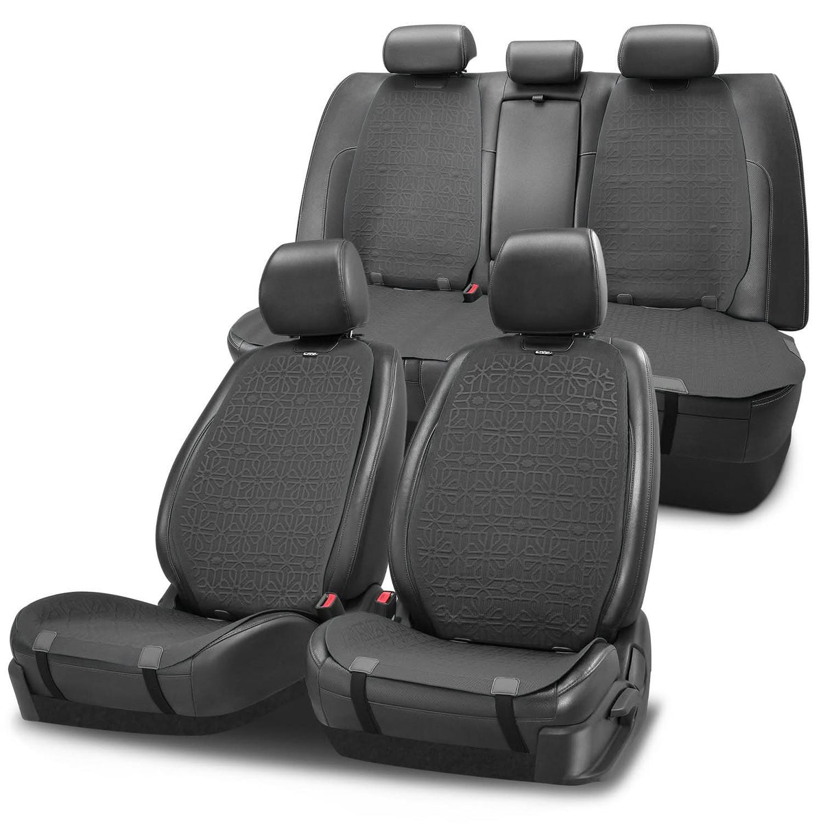 Protex Series Full Set Seat Covers - Dark Grey