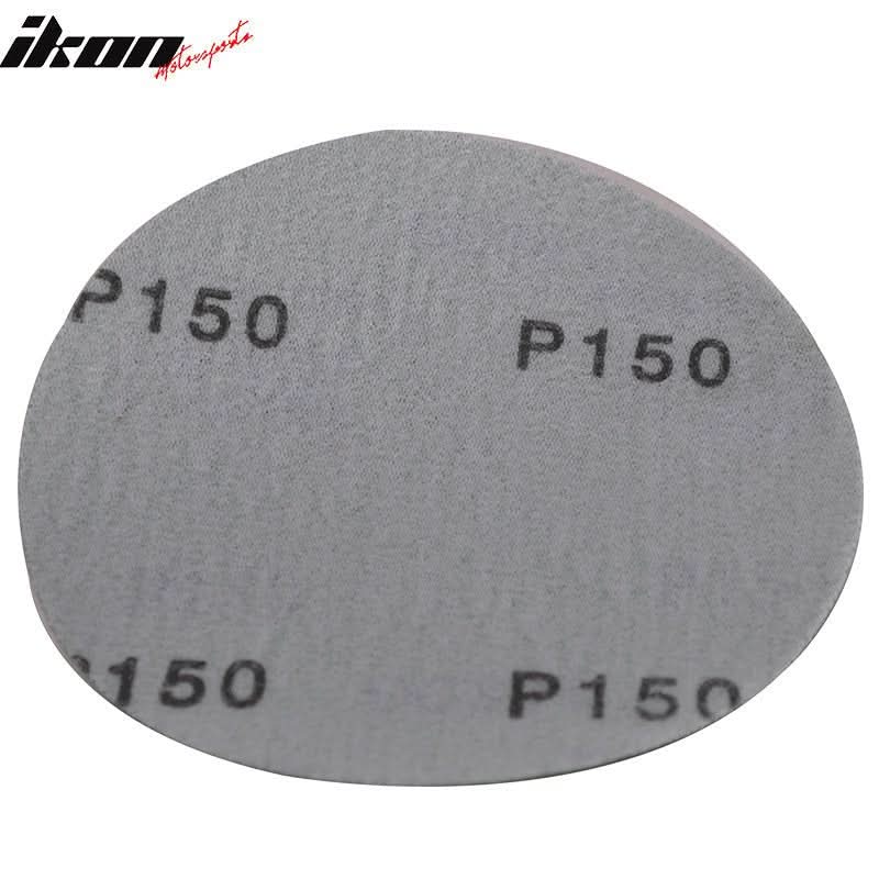 100PC 5" Wet Dry No Hole Sand Paper Disc 150 Grit Repair Sandpaper