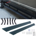 2007-2014 Sierra Double Cab Black Running Board Bracket Aluminum