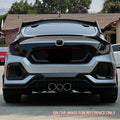 2016-2021 Honda Civic 10th-Gen CTR Rear Bumper Cover Type R Black  PP