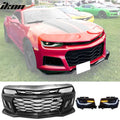 2014-2015 Chevy Camaro ZL1 Style Front Bumper Turn Signal Headlamps