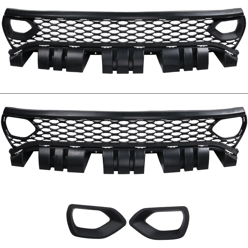 2015-2023 Dodge Charger Front Bumper Fascia + Updated 2019 Grilles