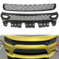 2015-2023 Dodge Charger Upper & Lower Car Grilles w/ Air Ducts 2PC PP