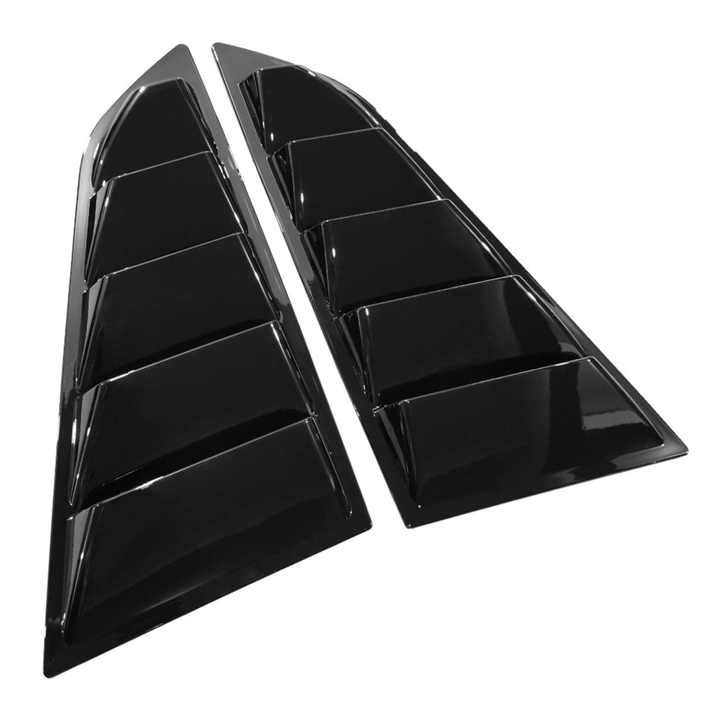 2014-2019 Chevy Corvette C7 Classic Style Side Rear Window Louvers ABS