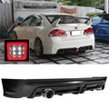 2006-2011 Civic Mugen Twin Outlet Smoke 3rd Brake Light Rear Diffuser