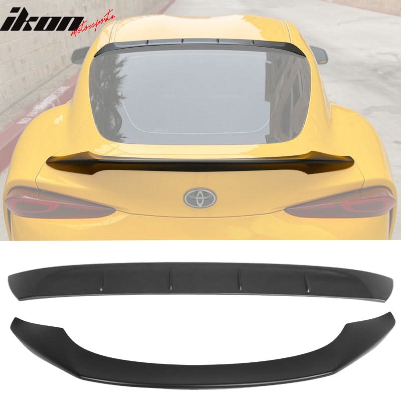 2020-2025 Toyota GR Supra MK5 J29 Matte TRD Rear Trunk + Roof Spoiler