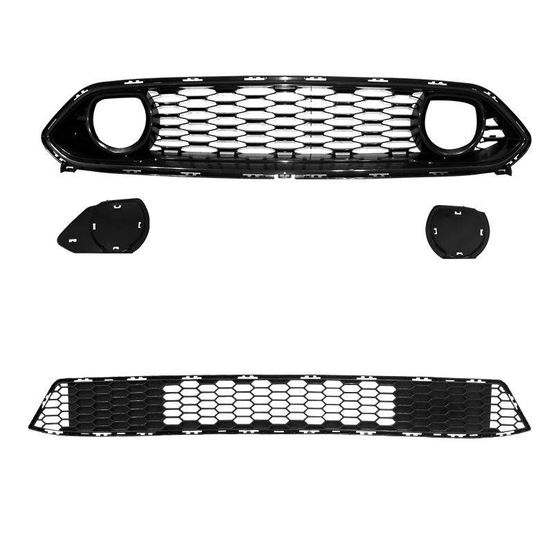 2018-2023 Ford Mustang Mach 1 Style Unpainted Front Bumper Cover PP