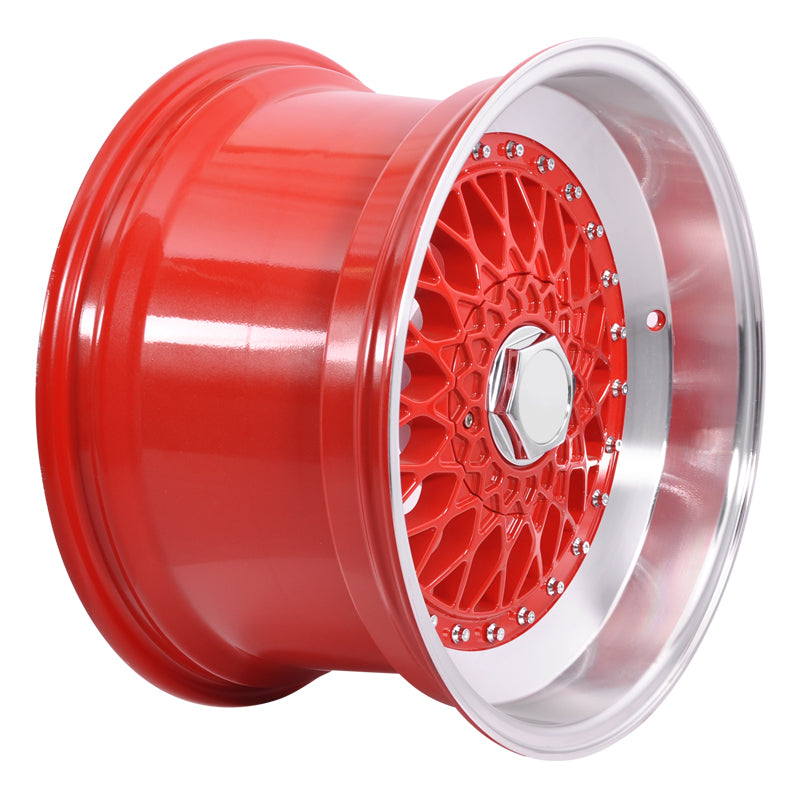 (4) 17X10 +30 5X100 / 5X114.3 Step Lip Deep Dish Mesh Wheels Rim