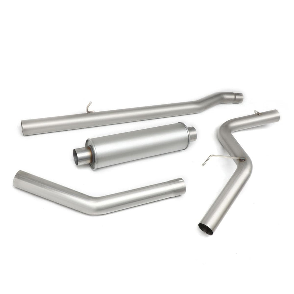 2005-2007 Dodge Dakota Catback Exhaust System Single Tip Stainless Steel