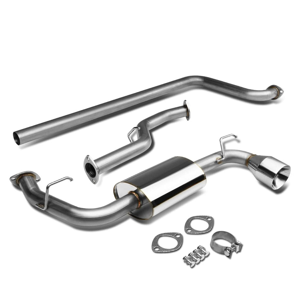 2000-2005 Dodge Neon Single Rolled Tip Catback Exhaust Stainless Steel