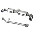 04-09 Mazda RX8 Dual Burnt Tip Catback Exhaust Stainless Steel