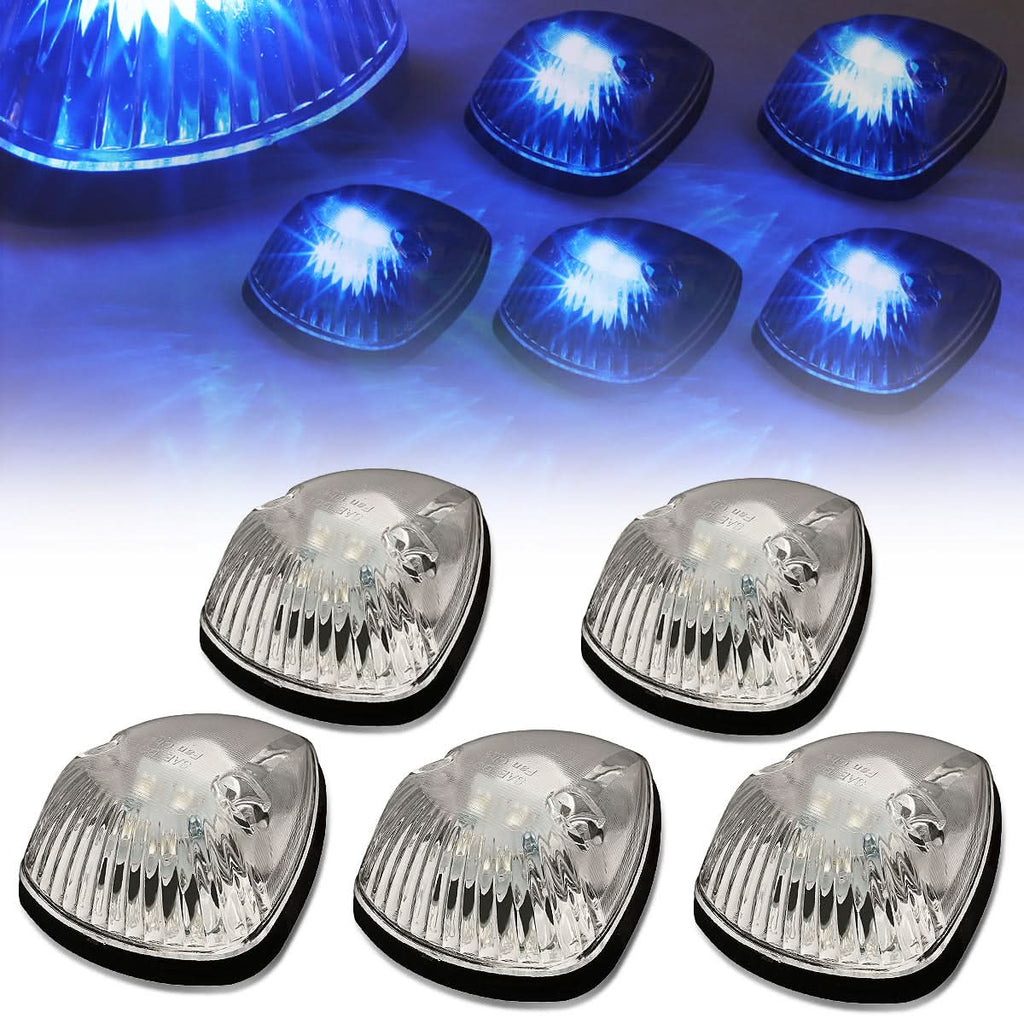 94-98 Dodge Ram 2500/3500 Cab Light Chrome Housing Blue LED