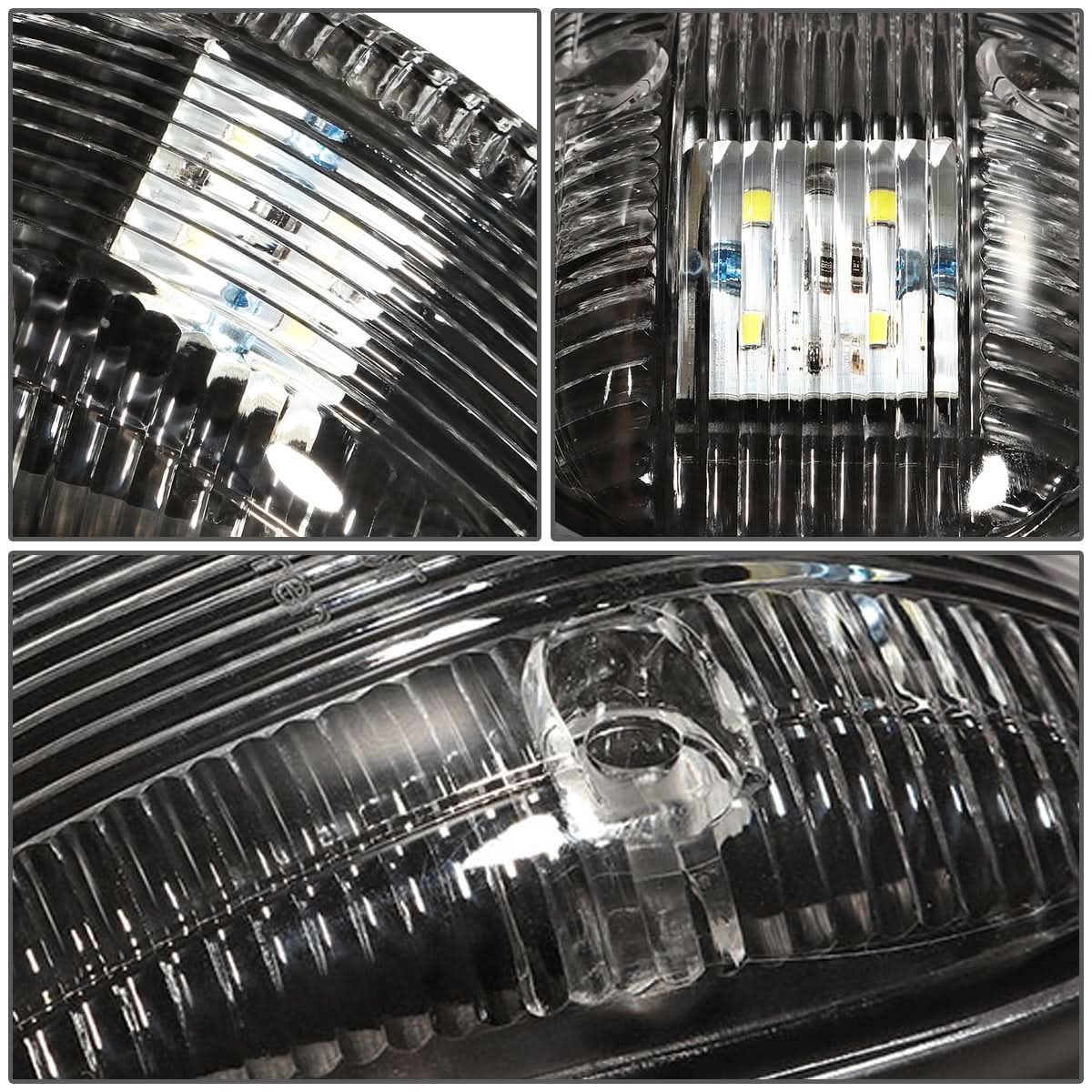 1999-2002 Dodge Ram 2500/3500 Cab Light - Black Housing Amber LED
