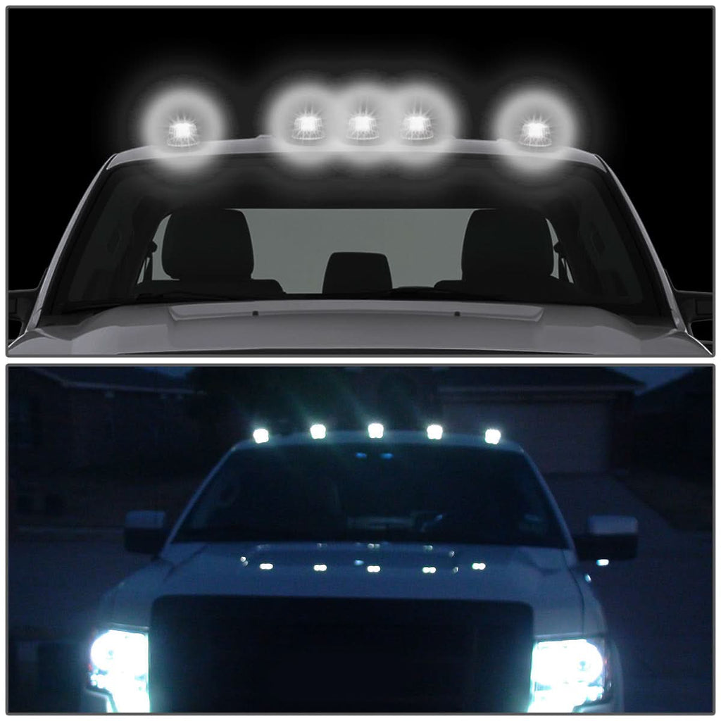 99-15 Ford Super Duty Chrome Housing White LED Cab Light