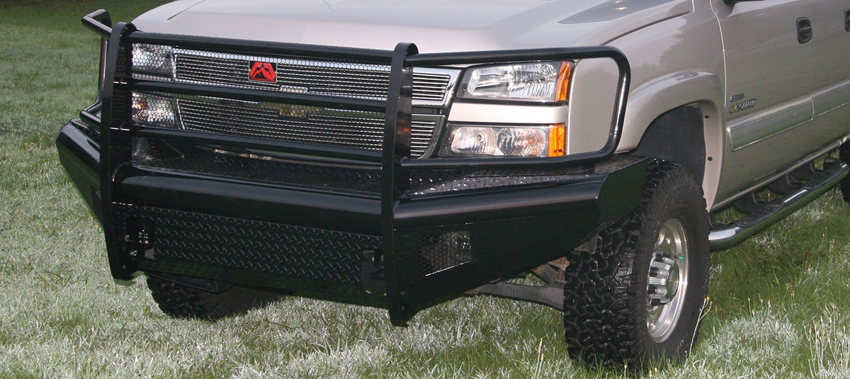Black Steel Front Bumper • Chevrolet Silverado 2500HD–3500HD