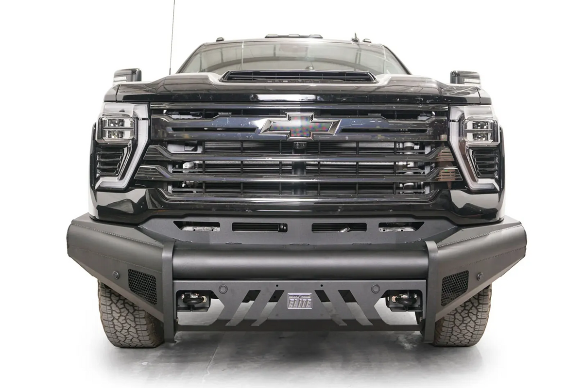 Fab Fours CH24-Q6161-1 No Guard installed on Chevrolet Silverado HD; accessories shown sold separately