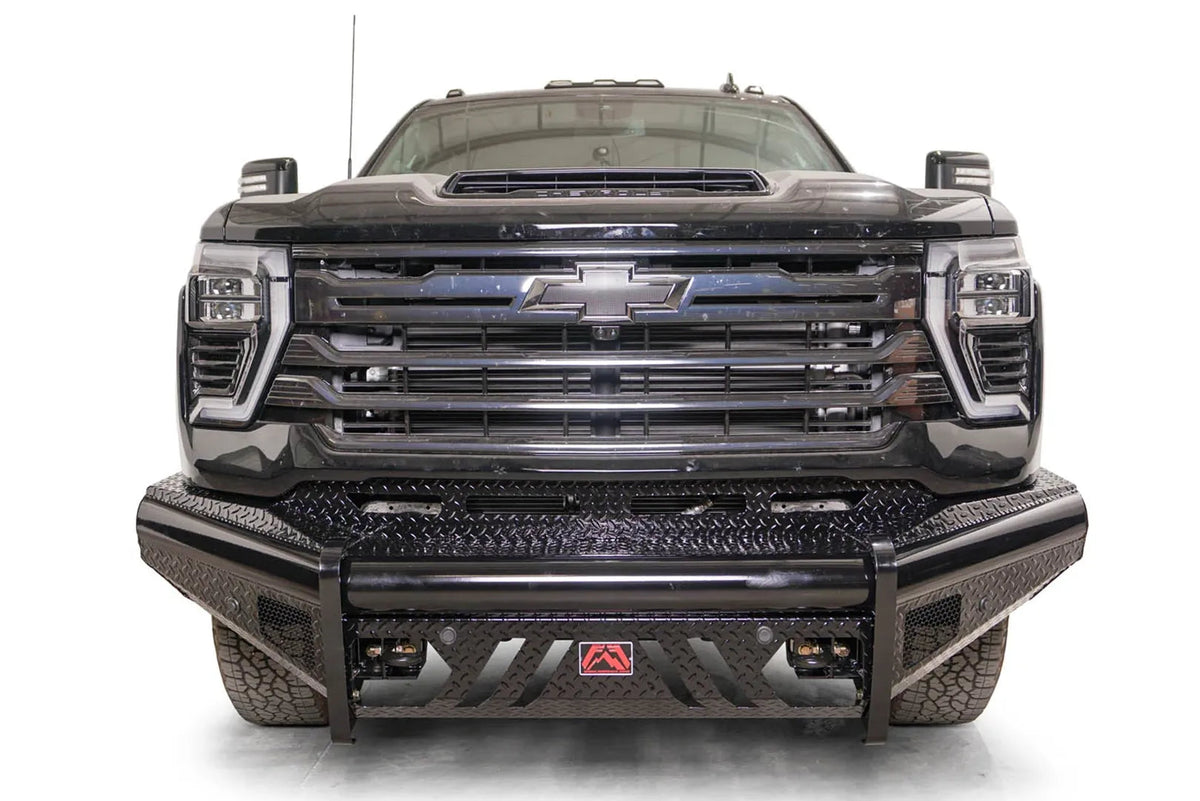 Fab Fours CH24-S6161-1 No Guard installed on Chevrolet Silverado HD; accessories shown sold separately