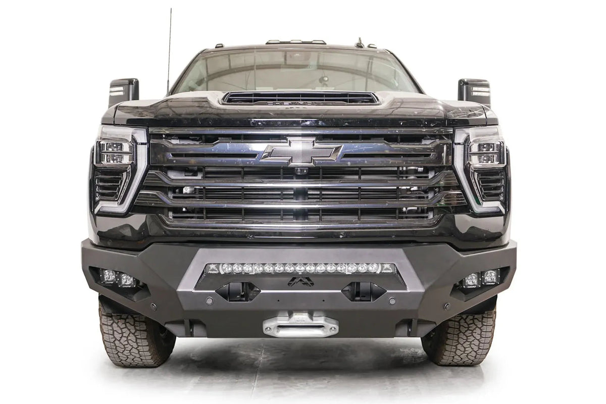 Fab Fours CH24-X6151-1 No Guard installed on Chevrolet Silverado HD; accessories shown sold separately