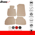 Car Floor Mat for 2007-2013 BMW E92 3 Series Beige Carpet 4PC Nylon
