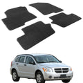 Car Floor Mat for 2007-2012 Dodge Caliber Black Carpet 4PC Nylon