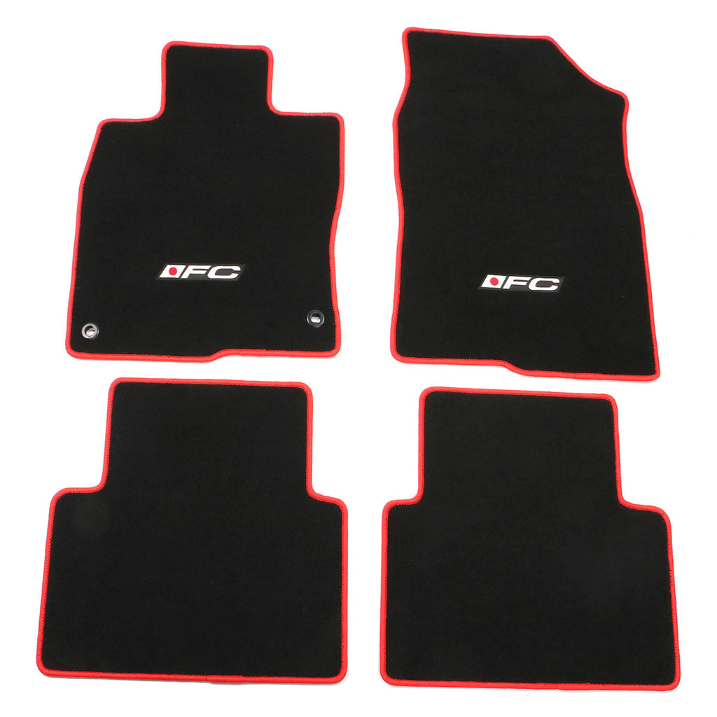 2016-2021 Honda Civic 4-Door Car Floor Mats Carpet 4PC Nylon