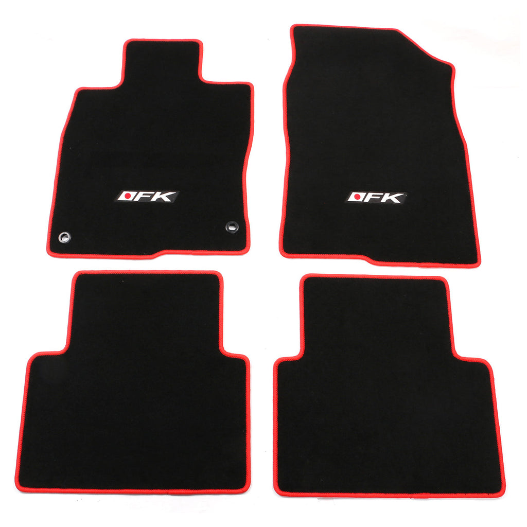 2016-2021 Honda Civic 4-Door Car Floor Mats Carpet 4PC Nylon