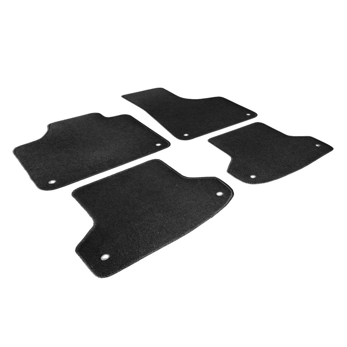 Car Floor Mat for 2006-2013 Audi A3 Black Car Front Rear  Nylon 4 PCS