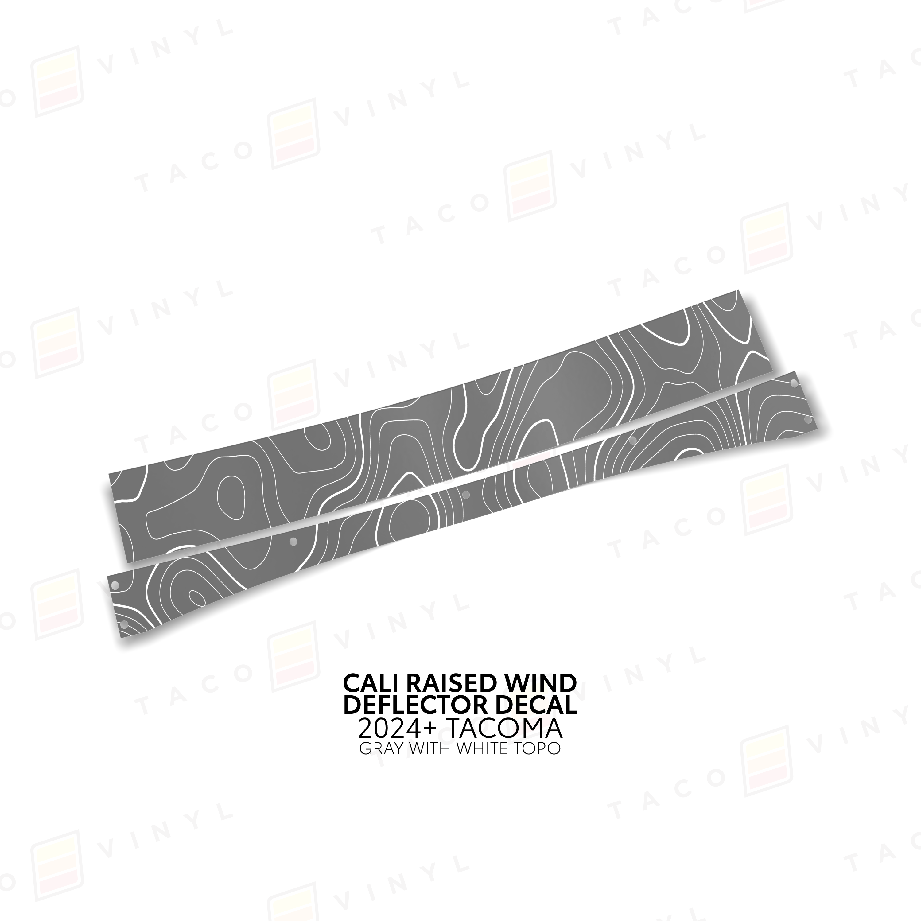 Cali Raised Wind Deflector Decal