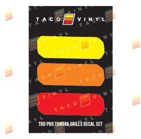 2014-2021 Tundra Grille Decals