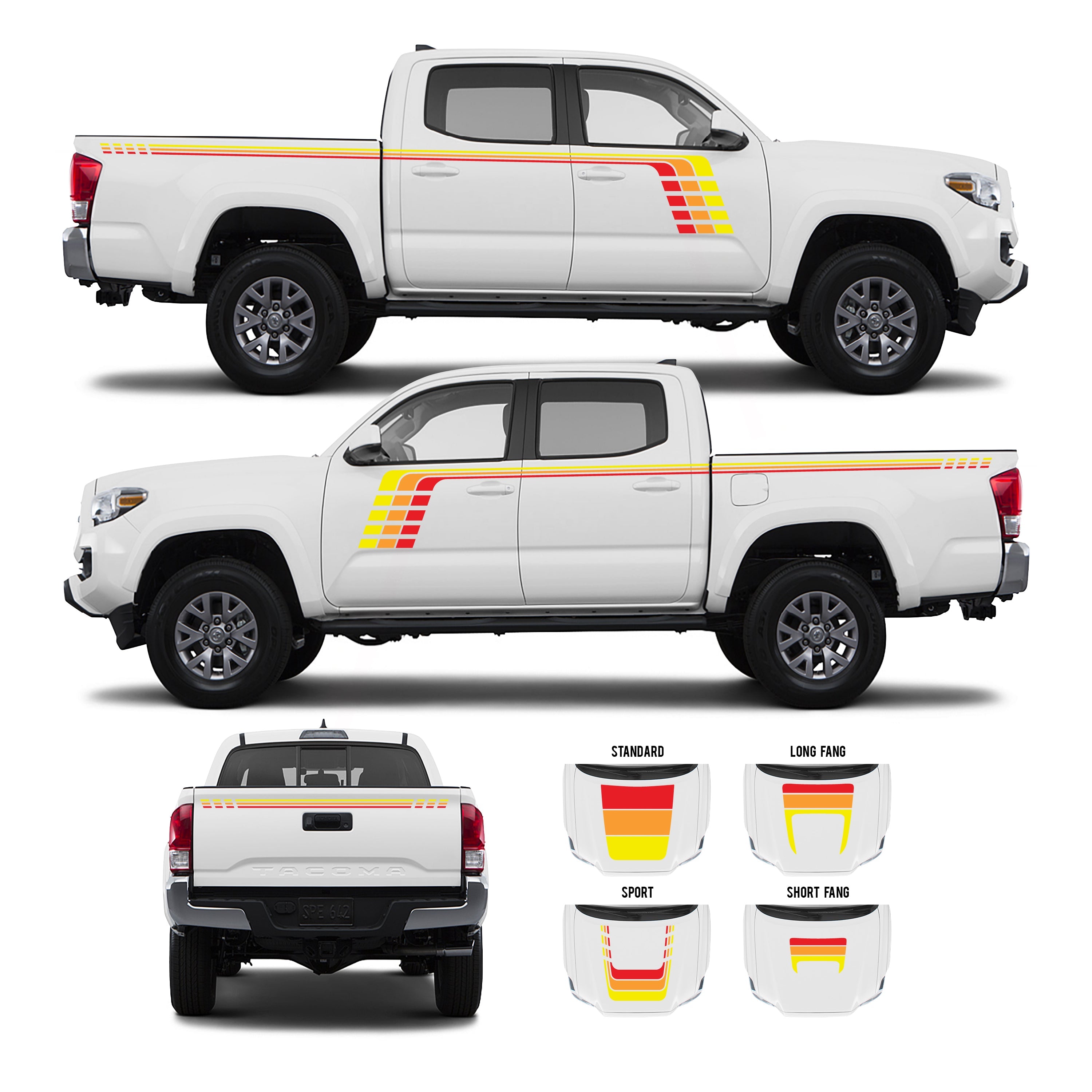 2016-2023 Tacoma Checkered Stripe Kit