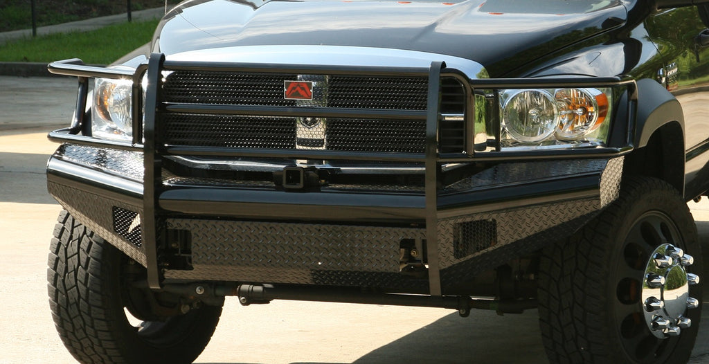 Black Steel Front Bumper • Ram 2500–5500
