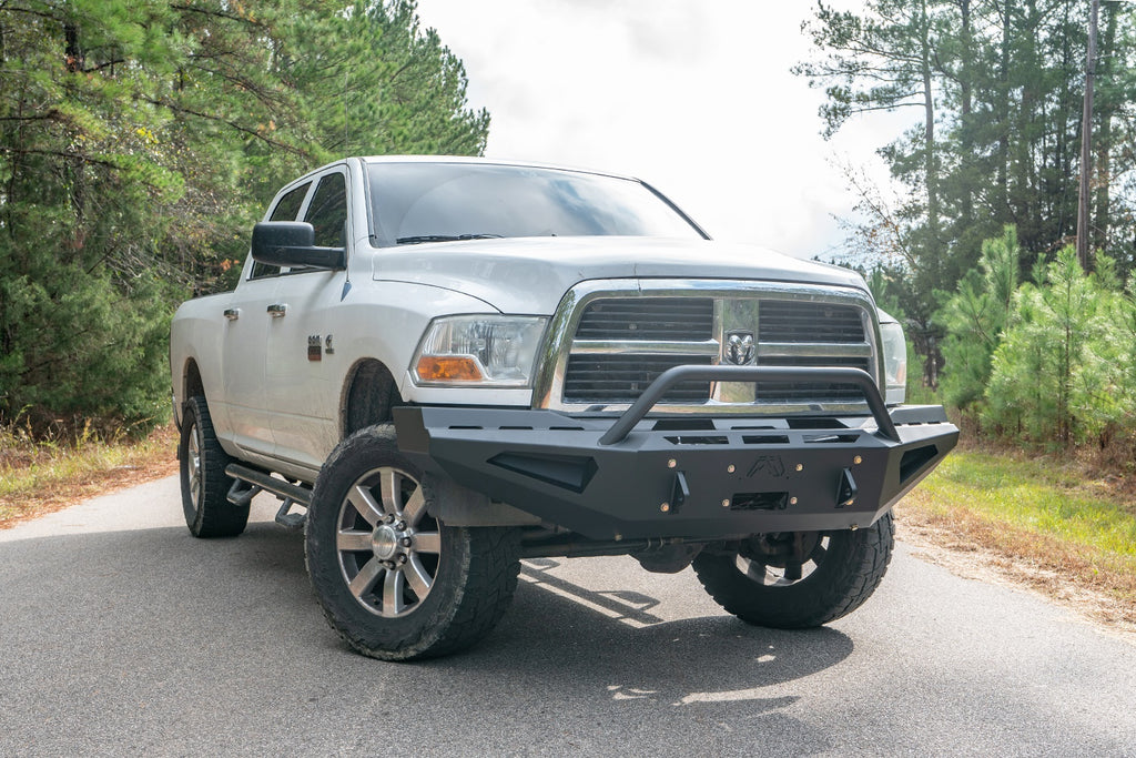 Red Steel Front Bumper • Ram 2500–5500