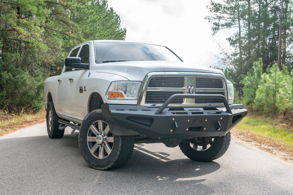 Red Steel Front Bumper • Ram 2500–5500