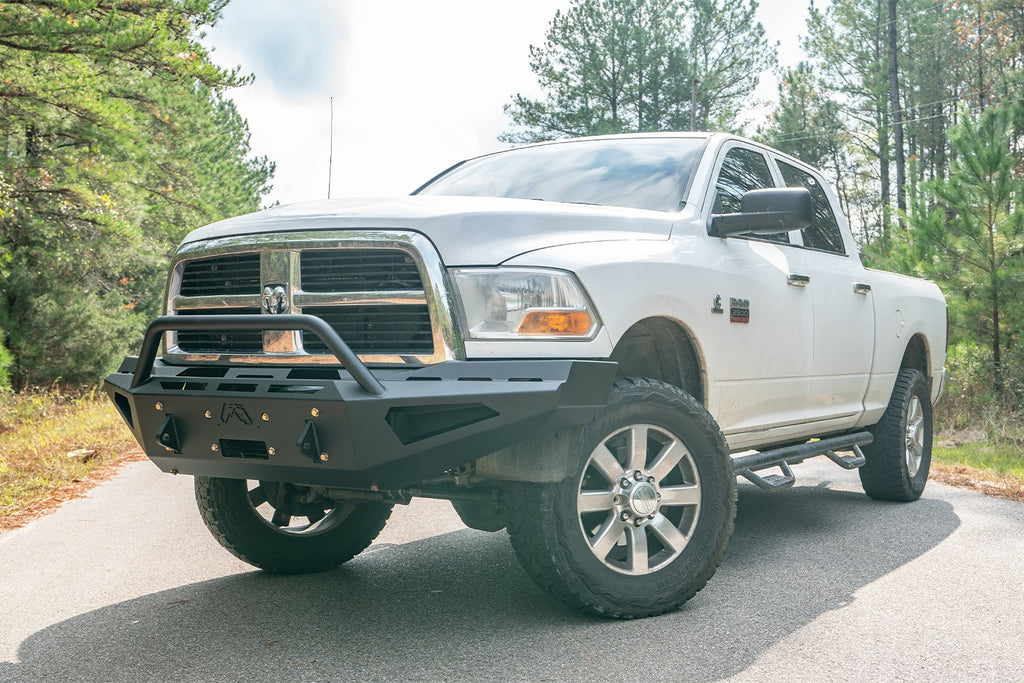 Red Steel Front Bumper • Ram 2500–5500