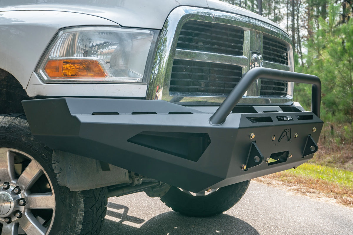Red Steel Front Bumper • Ram 2500–5500