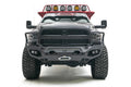 Fab Fours DR10-X2950-1 Matrix full grille guard bumper for 2010-2018 Ram 2500/3500. Winch, lights and other shown accessories sold separately.