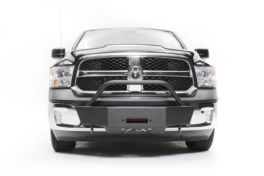 Fab Fours DR13-N3550-1 winch mount on 2013-2016 Ram 1500. Winch sold separately.