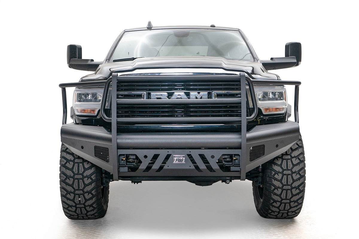 Black Steel Elite Front Bumper • Ram 2500–5500