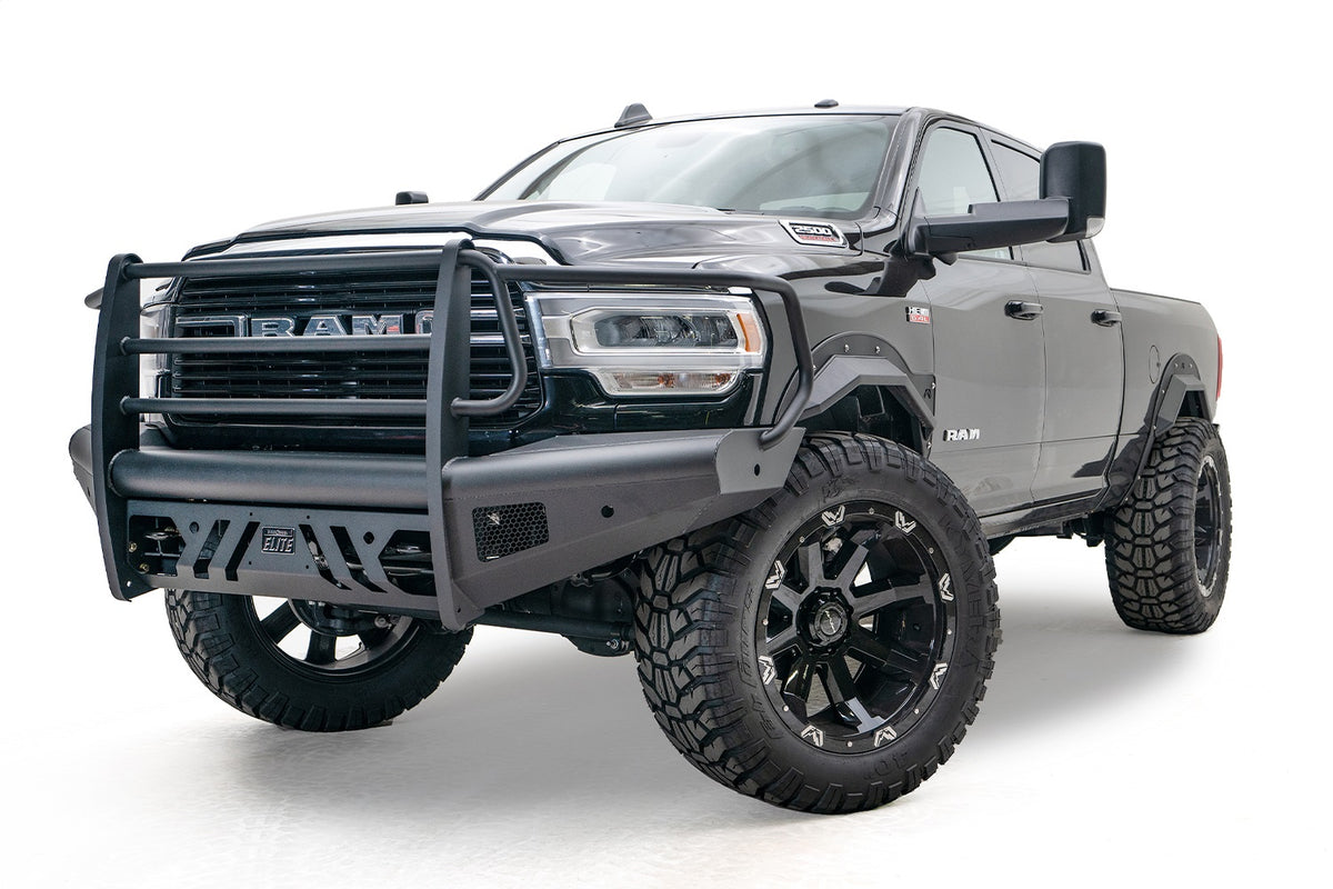 Black Steel Elite Front Bumper • Ram 2500–5500