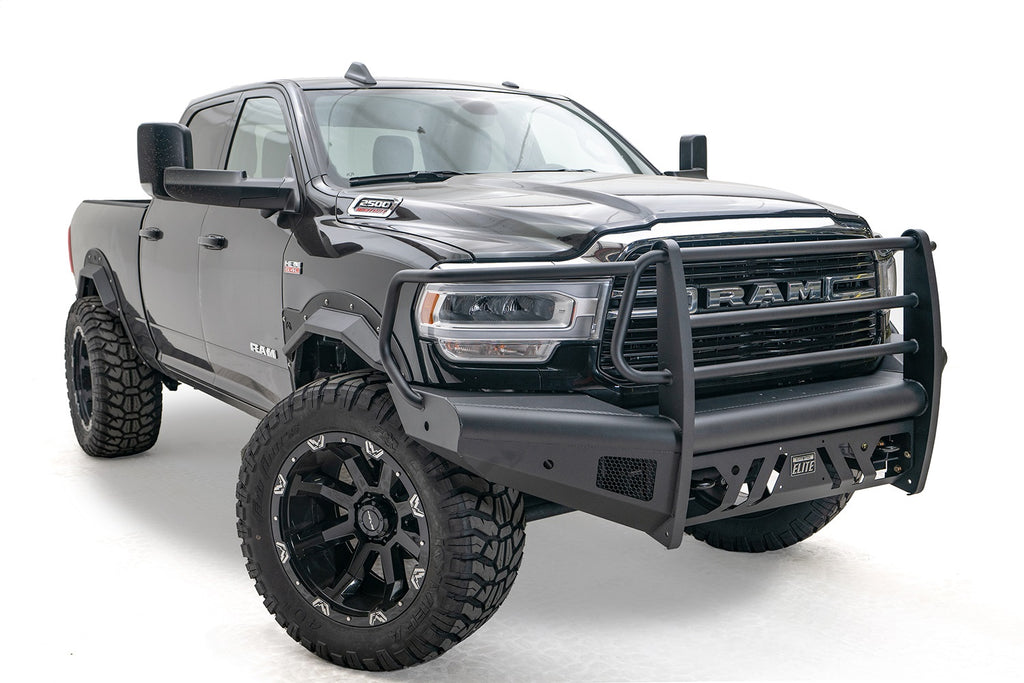 Black Steel Elite Front Bumper • Ram 2500–5500