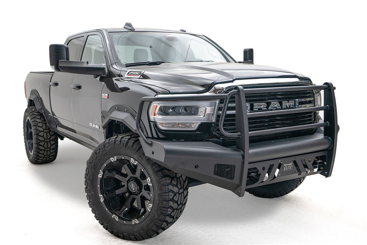 Black Steel Elite Front Bumper • Ram 2500–5500