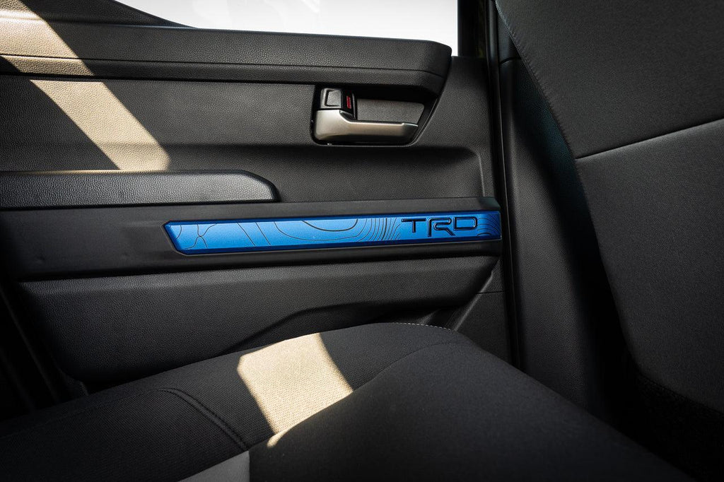 "TRD" Door Topographic Map Overlays - 2024+ Tacoma