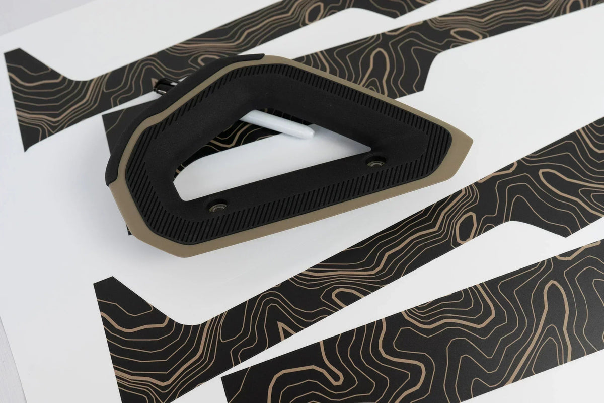 Topo Rear Interior Upper Door Card Insert Overlays (Printed Series) - 2021+ Bronco 4 Door