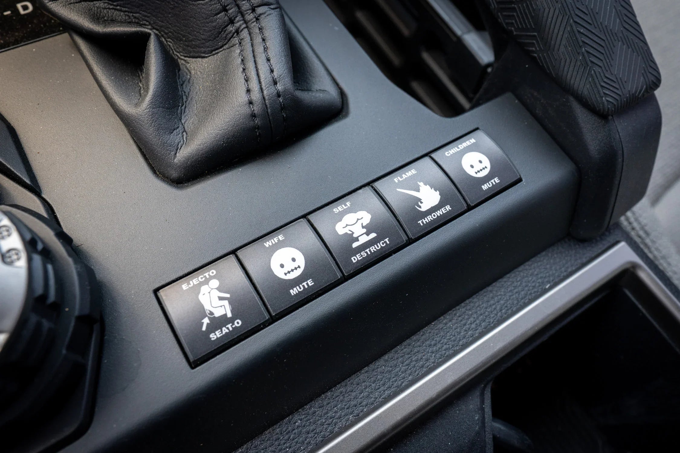 Ejecto Seato Blank Button Overlay - 2024+ Land Cruiser / Tacoma / 2025+ 4Runner