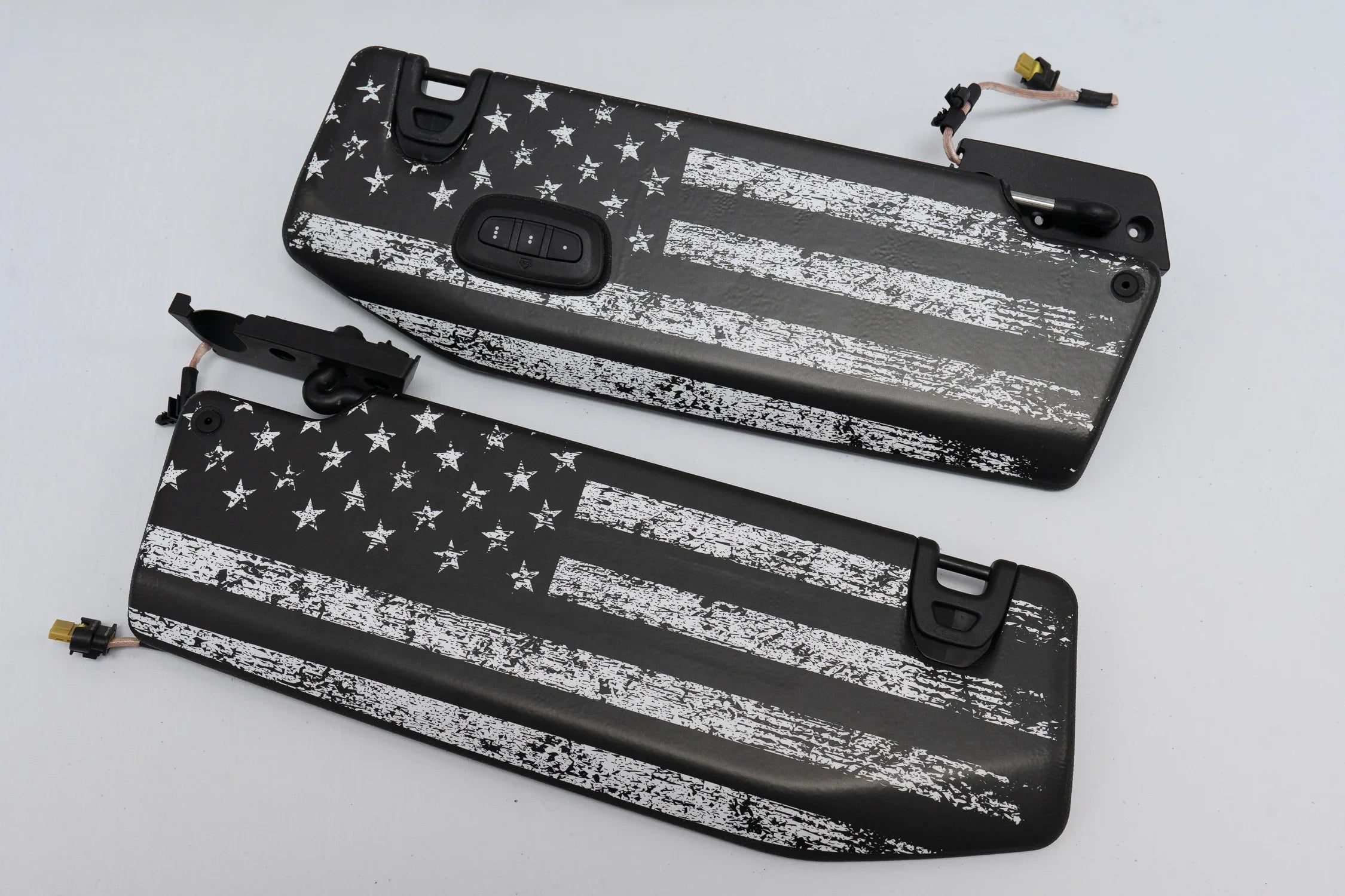 Freedom Series Sun Visor Overlays - 2018+ Wrangler JL / Gladiator JT