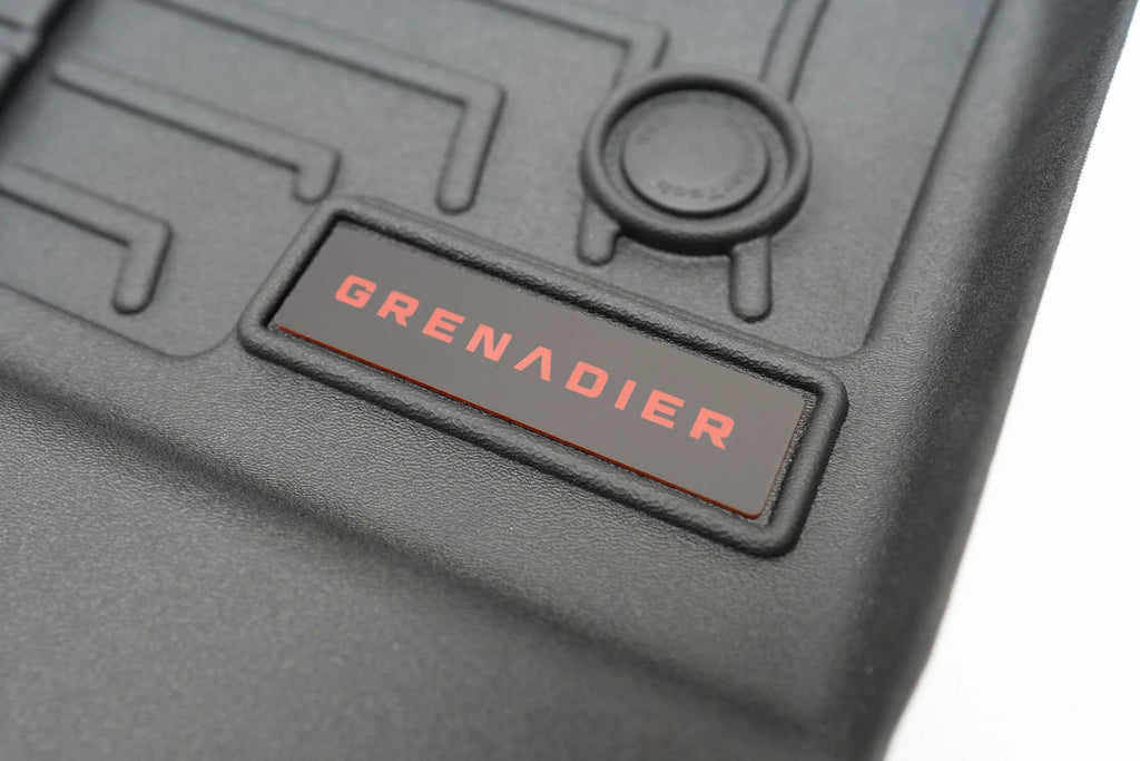 "Grenadier" Weathertech Floor Mat Logo (Etched Acrylic) - Universal